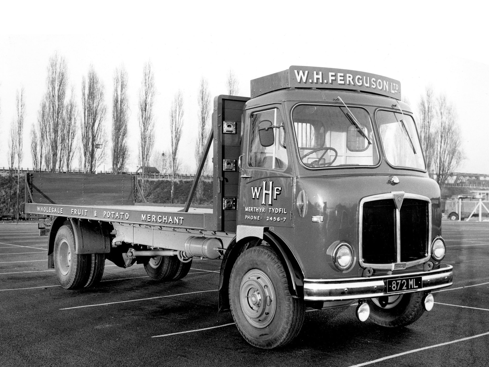 semi, mercury, 1080P, retro, 1961, tractor, gm4ra, mkii, aec, HD Wallpaper