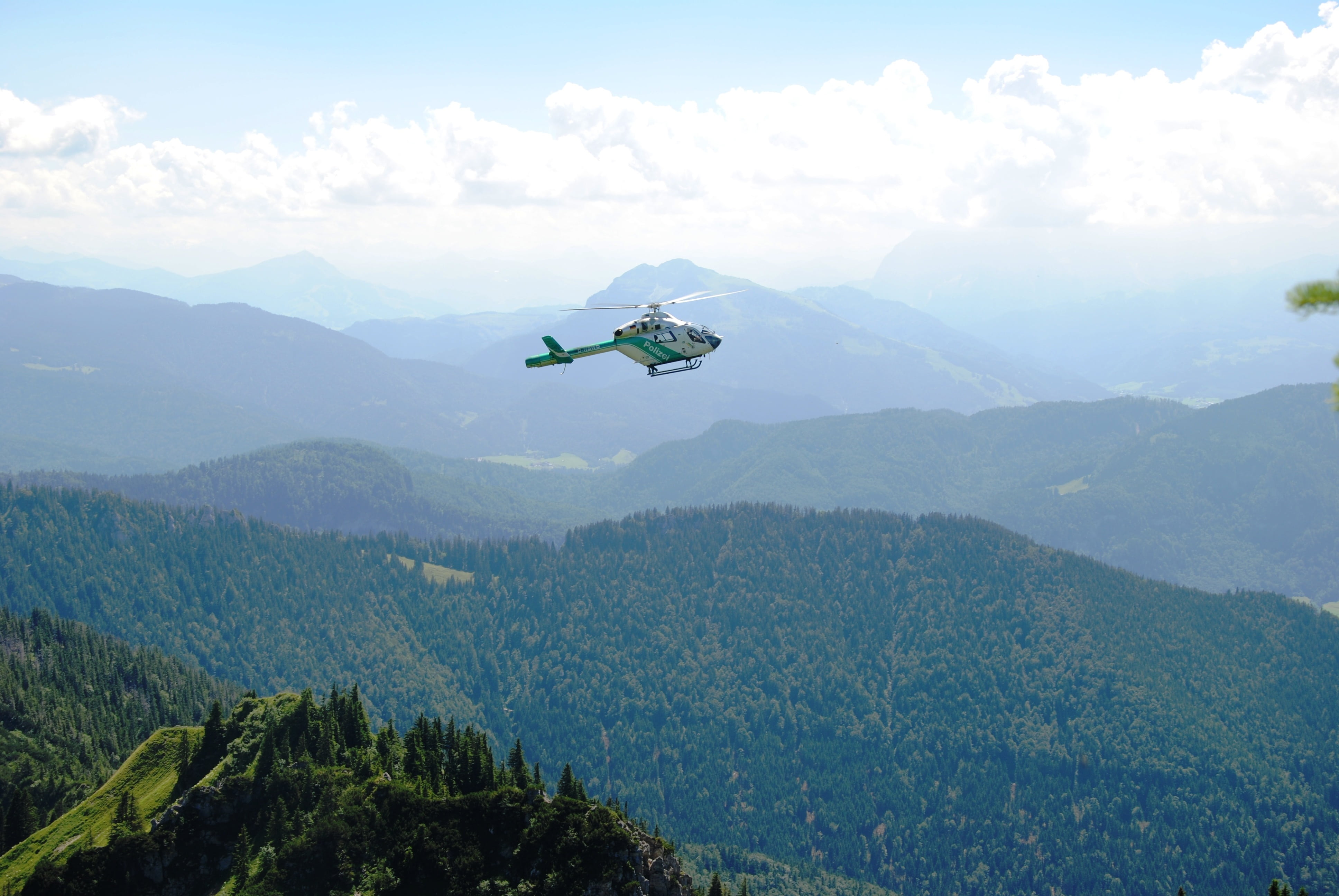 plant, landscape, air, day, air monitoring, sky, extreme sports, personal protection, non-urban scene, security, mid-air, mountain, fly, forces, leisure activity, HD Wallpaper