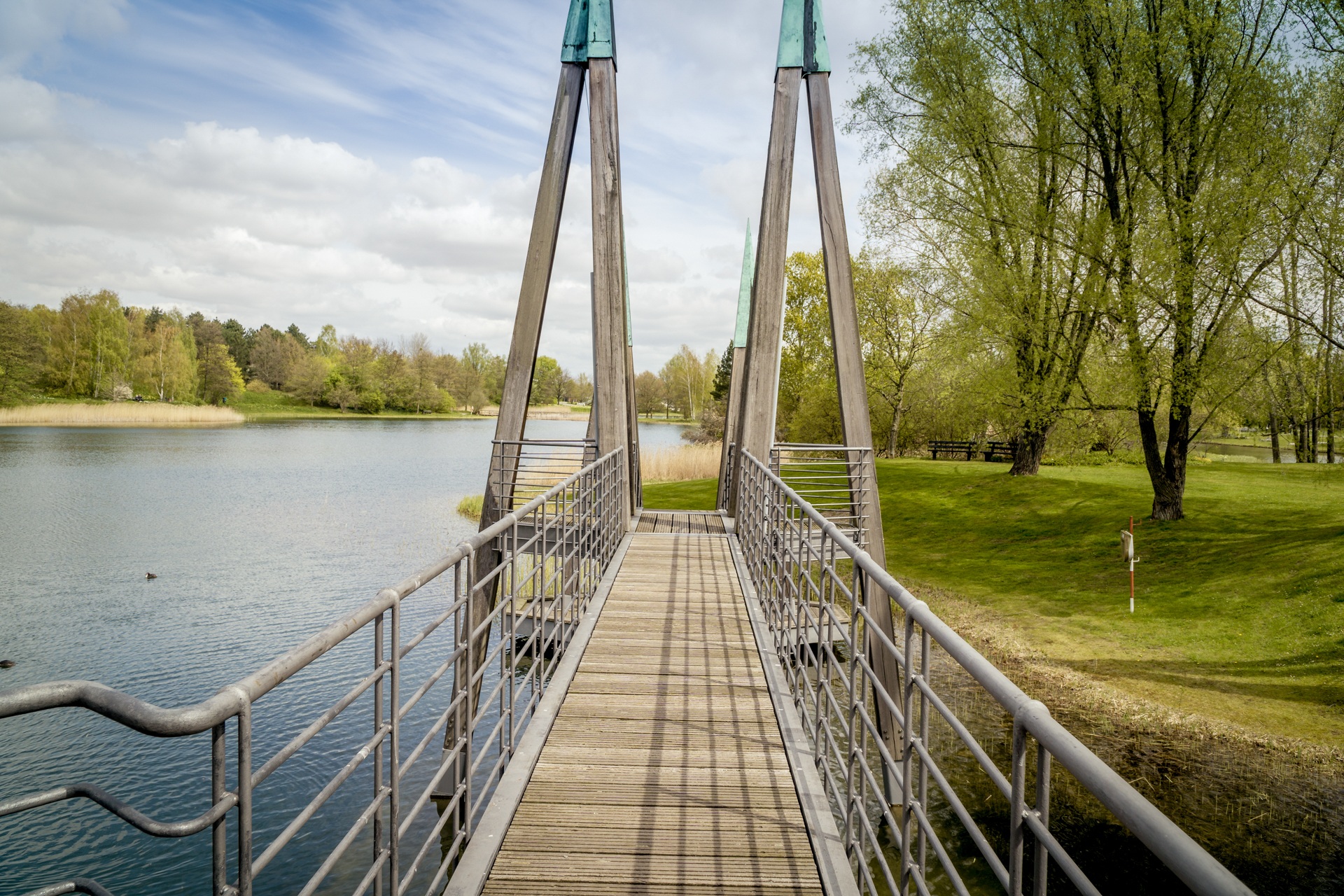 diminishing perspective, no people, plant, day, connection, beauty in nature, sky, berlin, tree, landscape, built structure, nature, only editorial usage, HD Wallpaper