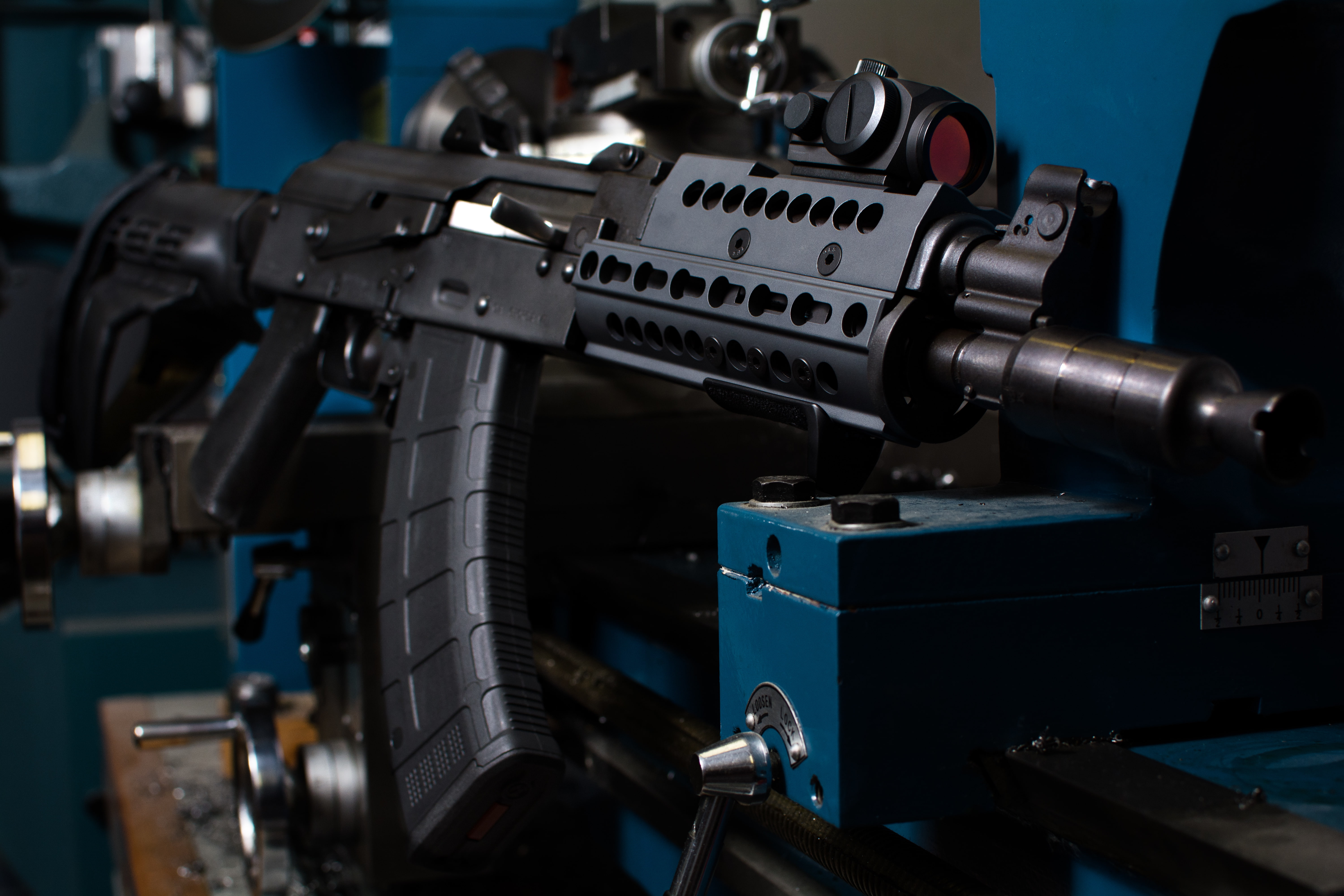 machine, weapons, AK-47, Krinkov, 5K, HD Wallpaper