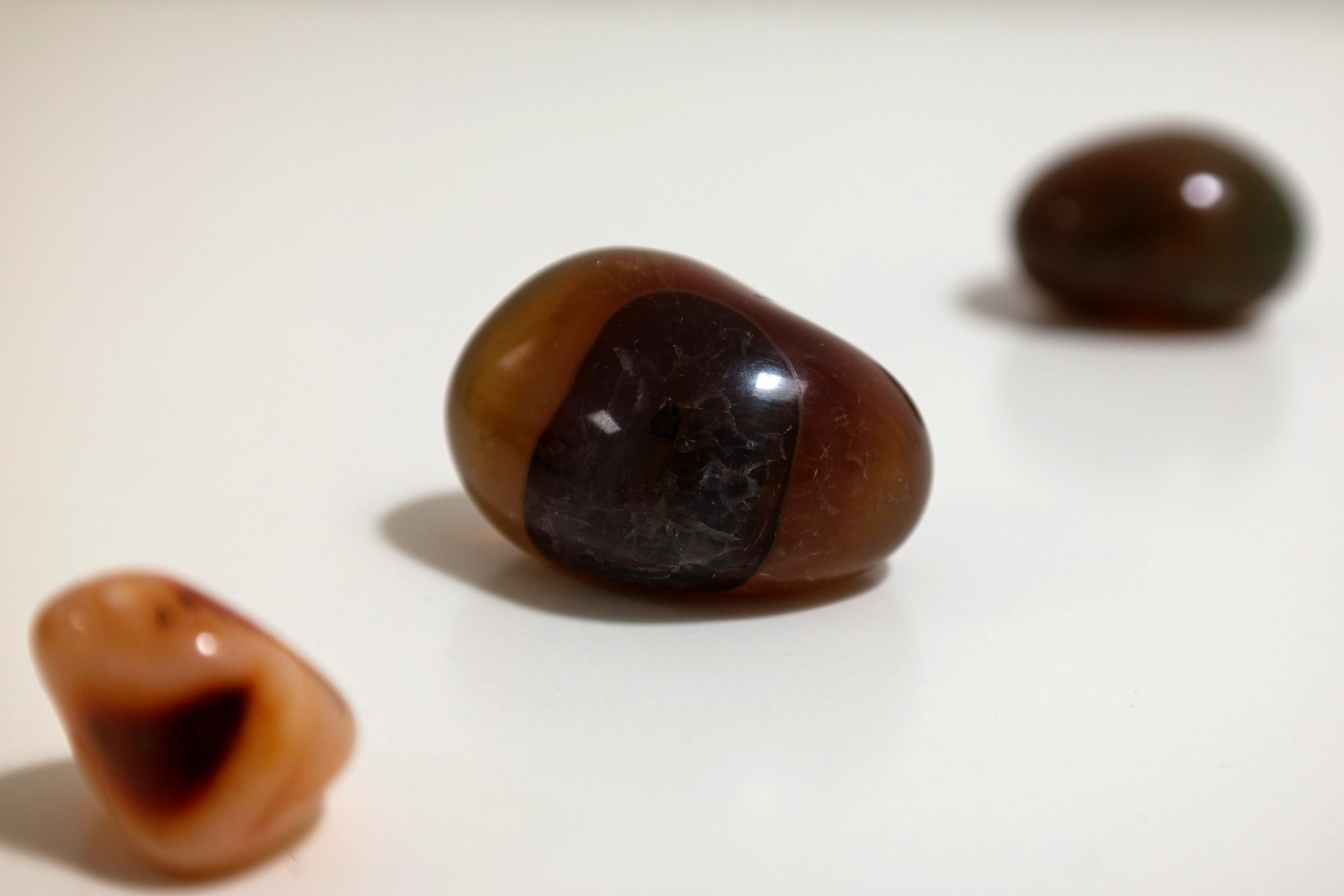 bright, brown, structure, olive, three objects, focus on foreground, Gem, solid, food, stone, still life, fruit, mineral, no people, group of objects, close-up, HD Wallpaper