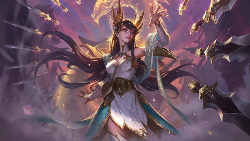 League of Legends, Irelia, fantasy art, fantasy girl, PC gaming, Chenbo