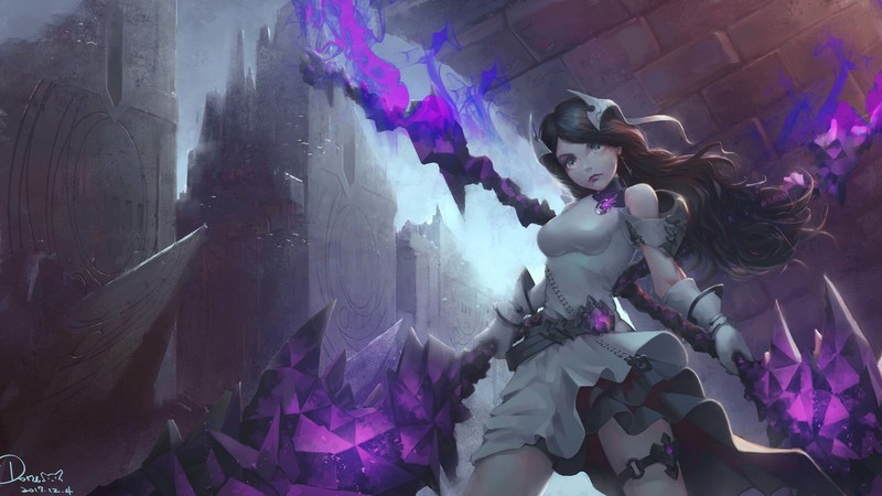 fantasy art, magic, warrior