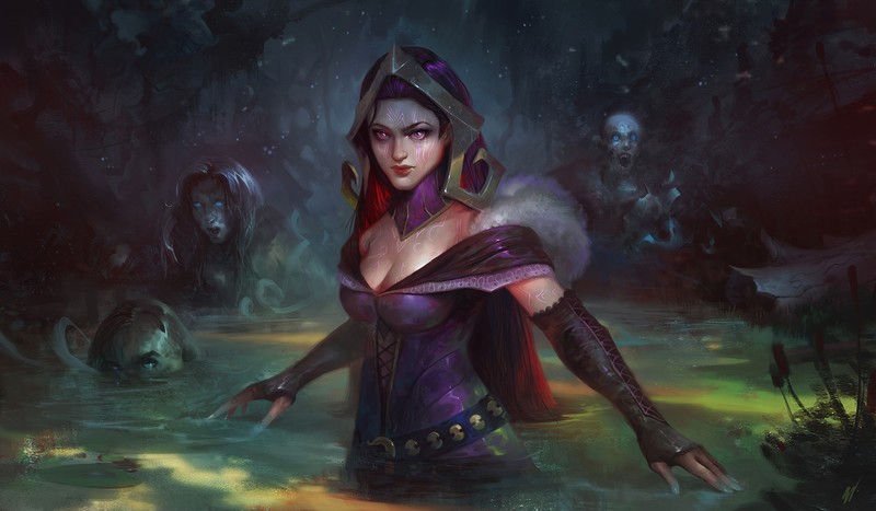 magic, warrior, fantasy art, Liliana Vess