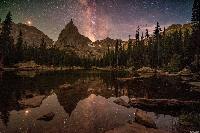 Milky Way, nature, landscape
