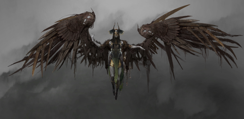 valkyries, artwork, video games, God of War, God of War (2018)