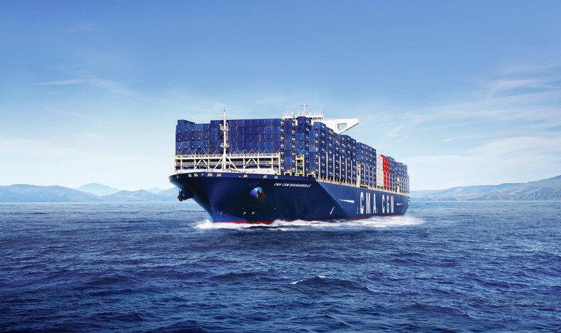 sea, ship, vehicle, container ship, merchant ship