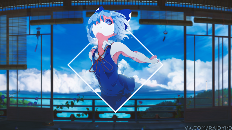 anime, anime girls, picture-in-picture