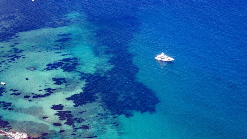water, nature, boat, aerial view, coast