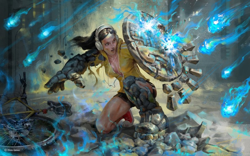 fantasy art, magic, fantasy girl, shield, warrior, kneeling, video games, headphones, cyan