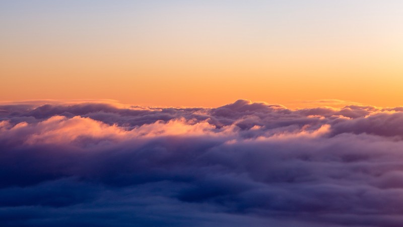 clouds, sunset, photography
