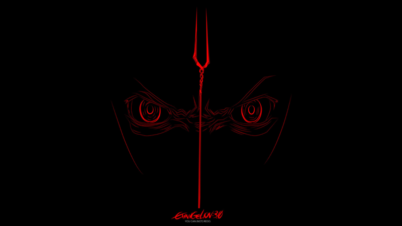minimalism, Evangelion:3.0, Spear of Longinus, Neon Genesis Evangelion