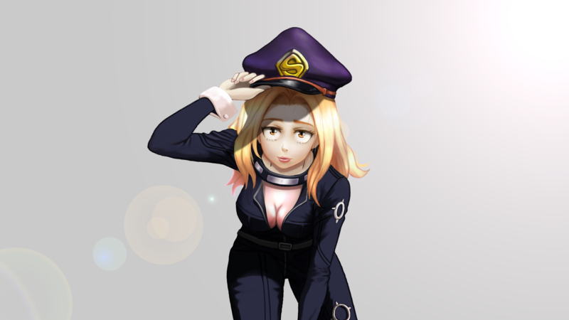 Boku no Hero Academia, anime girls, school uniform, blonde, blond hair