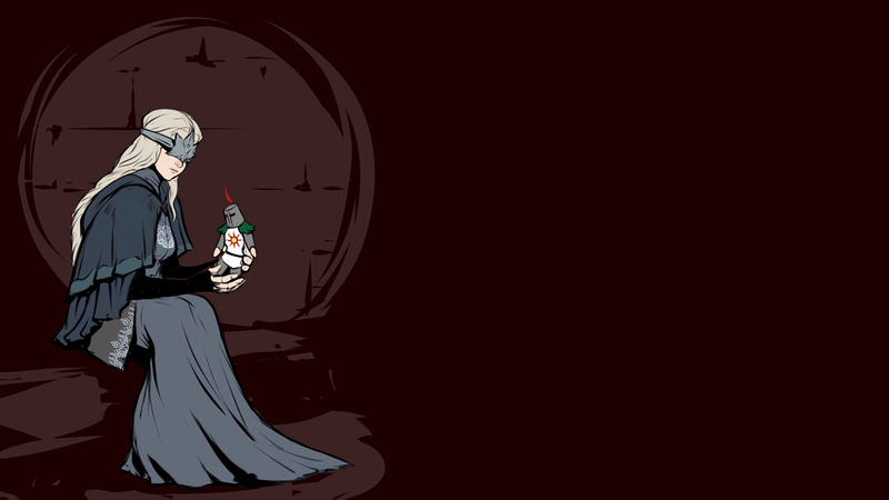 Dark Souls, game art, brown, fire keeper, Solaire, Solaire of Astora, dark fantasy, Dark Souls III