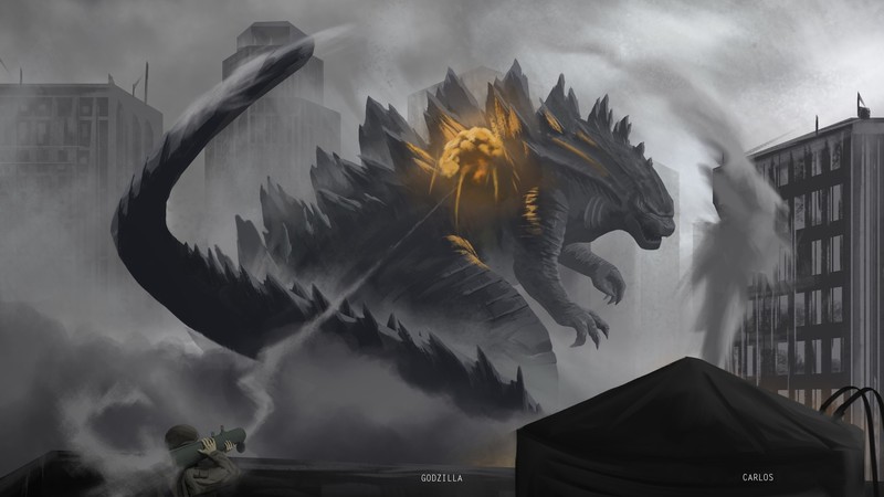 Carlos Alan, creature, Godzilla