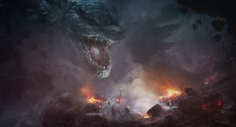 Godzilla, creature, artwork