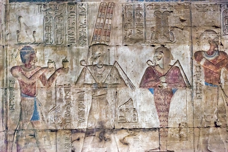 Luxor, ancient, Egypt, beige, hieroglyphs