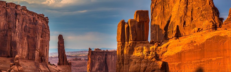 desert, landscape, clear sky, canyon, sunshade, rocks, nature