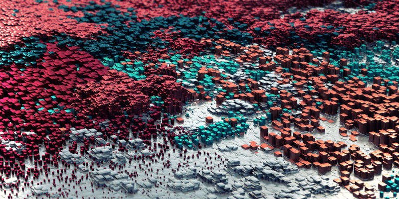 abstract, 3D, digital art, render