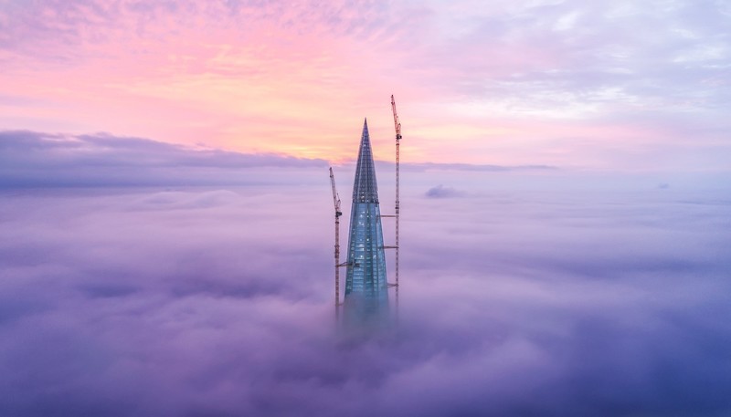 architecture, building, clouds