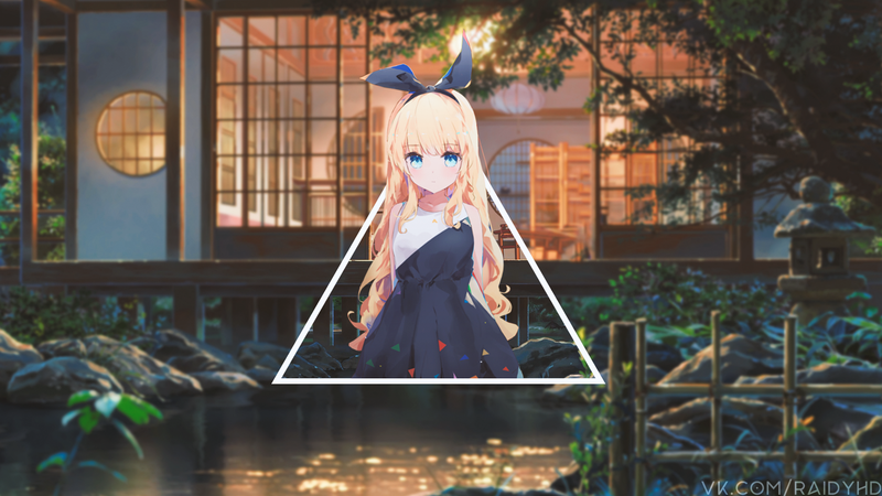 anime, anime girls, picture-in-picture, loli