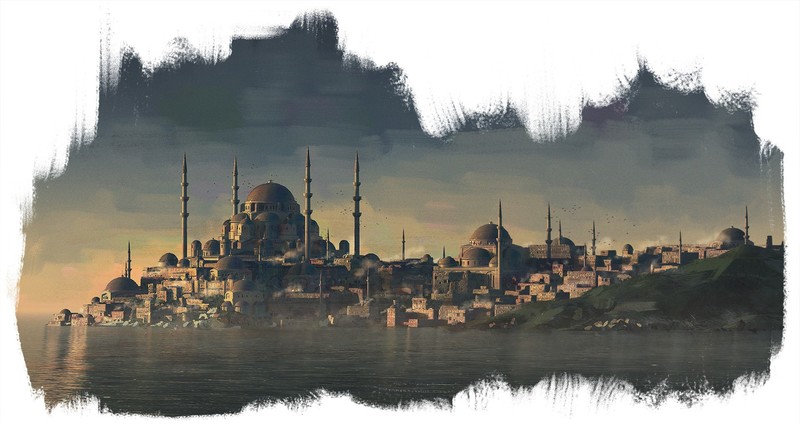 concept art, architecture, city