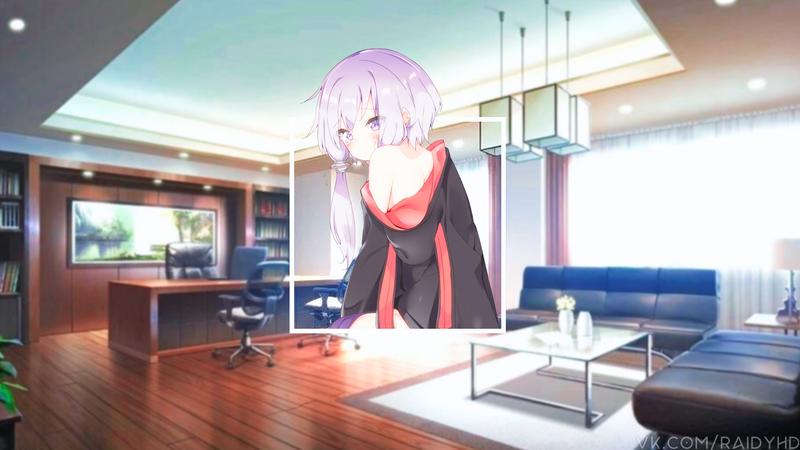 anime, anime girls, picture-in-picture