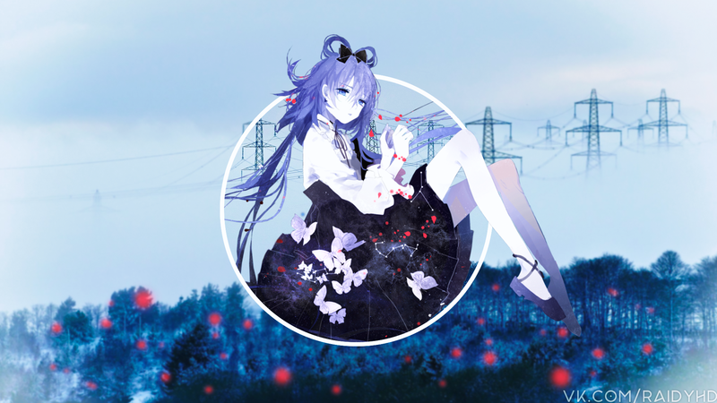 anime, anime girls, picture-in-picture