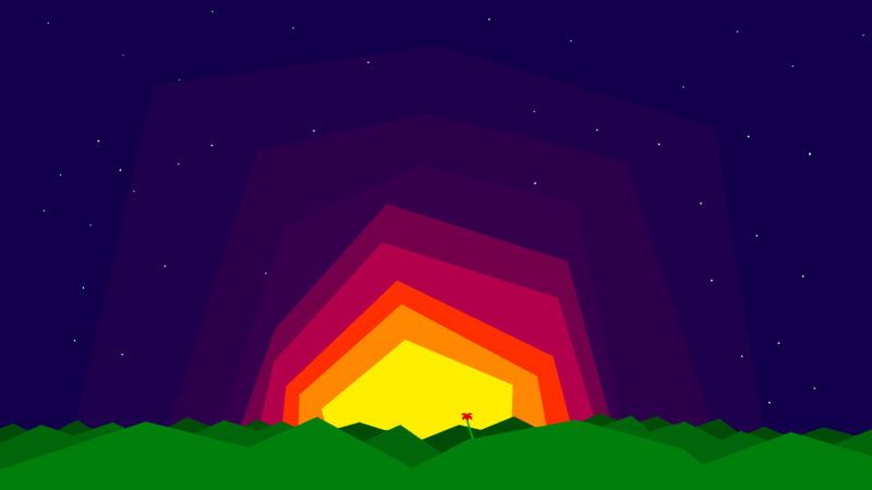 pixel art, 8-bit, colorful, stars, minimalism, abstract