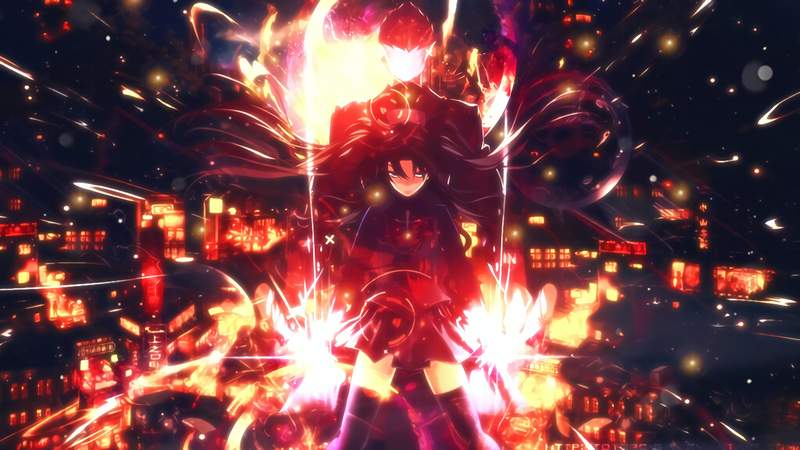 Fate/Stay Night: Unlimited Blade Works, Tohsaka Rin, anime, Fate/Stay Night, Fate Series