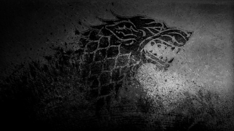 Game of Thrones, A Song of Ice and Fire, House Stark, Stark, direwolves