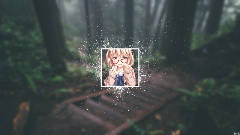 anime, anime girls, Kyoukai no Kanata, picture-in-picture