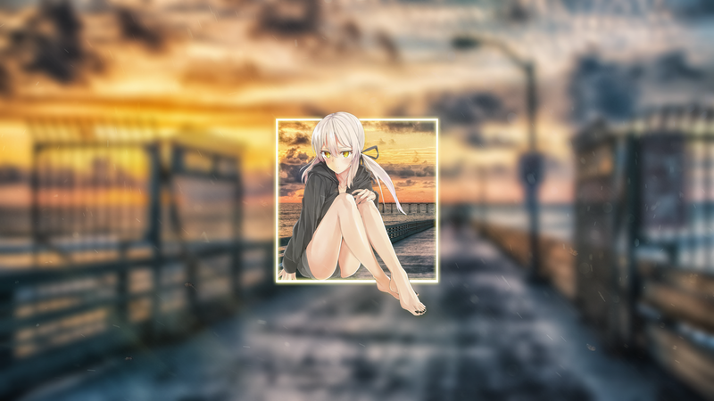 picture-in-picture, piture in picture, anime, anime girls