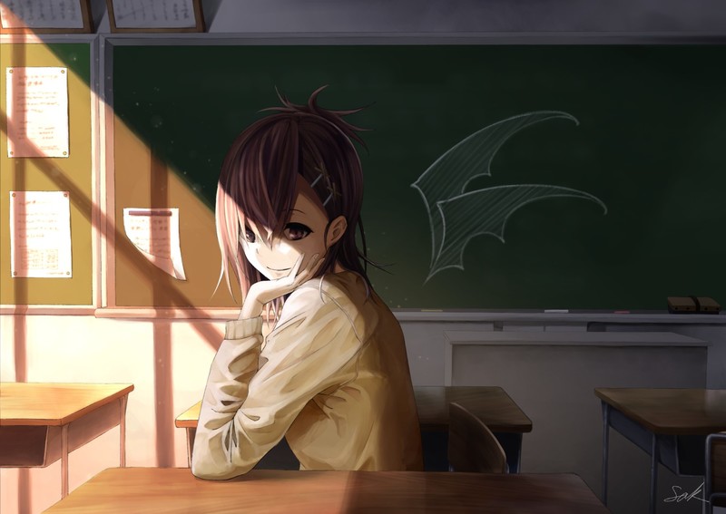 Gabriel Dropout, anime girls, Vignette April Tsukinose, demon girls