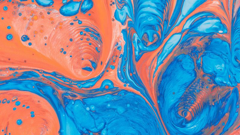 stains, paint, mixing, texture, abstraction, 4k