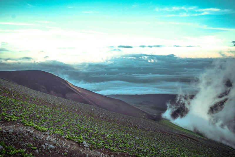 landscape, nature, clouds, valley, mountains