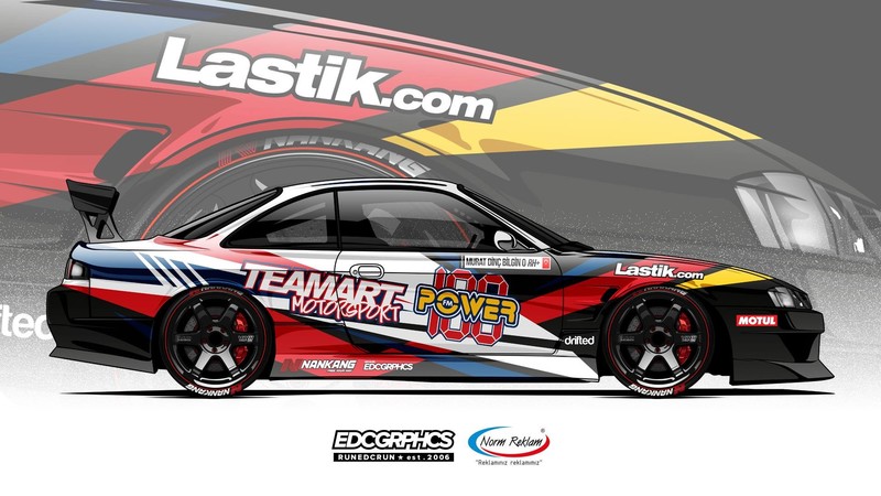 EDC Graphics, Nissan 200SX, Nissan, render, JDM, Japanese cars, side view