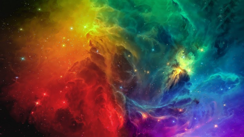 galaxy, space, stars, universe, spacescapes, nebula, blue, pink, space art