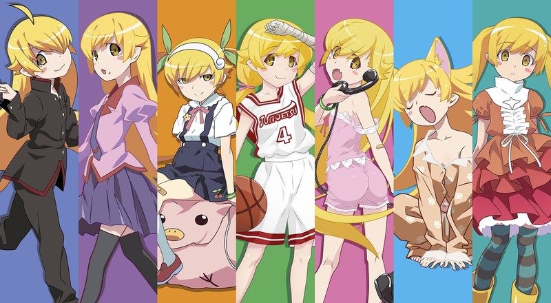 anime, anime girls, Monogatari Series, Oshino Shinobu