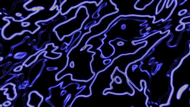 lines, tortuous, neon, glow, abstraction, 4k