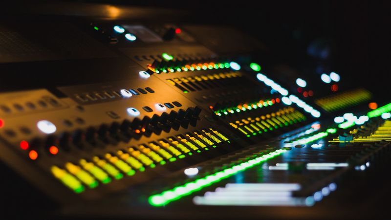 equalizer, mixer, remote, device, electronics, 4k