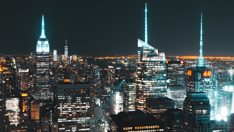cityscape, city, Empire State Building, New York City