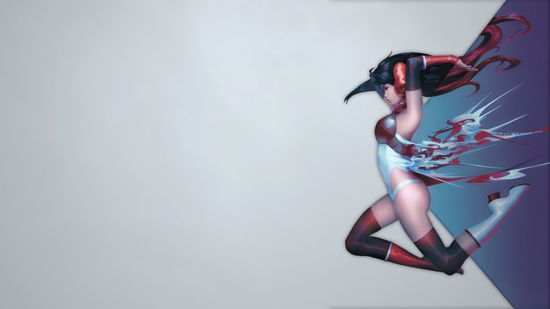 minimalism, texture, abstract, gradient, women, fan art, ecchi, bikini bottoms, anime, anime girls, illustration, cyber, fantasy art, fantasy girl