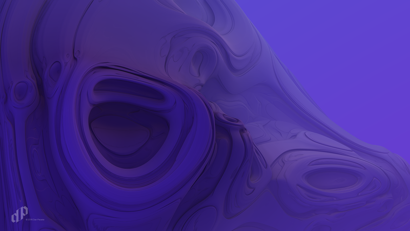 abstract, digital art, purple