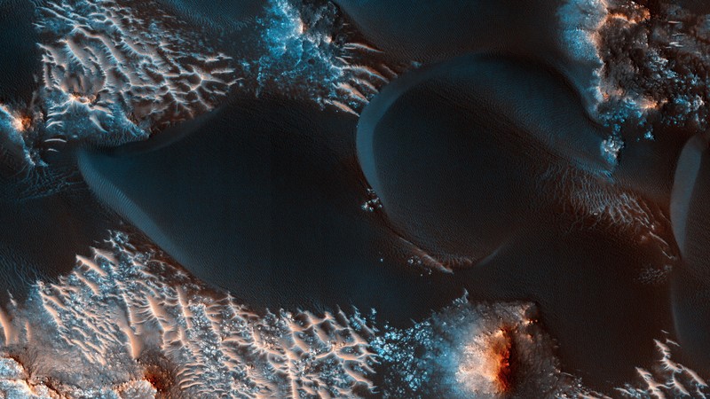 Mars, NASA, dunes, landscape