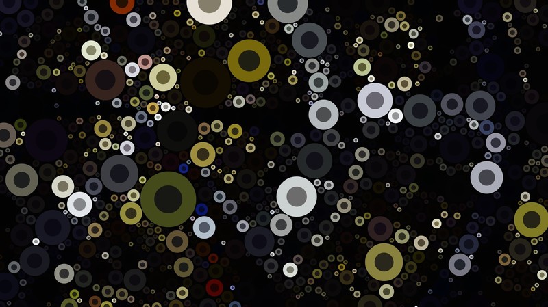digital art, abstract, circle, colorful