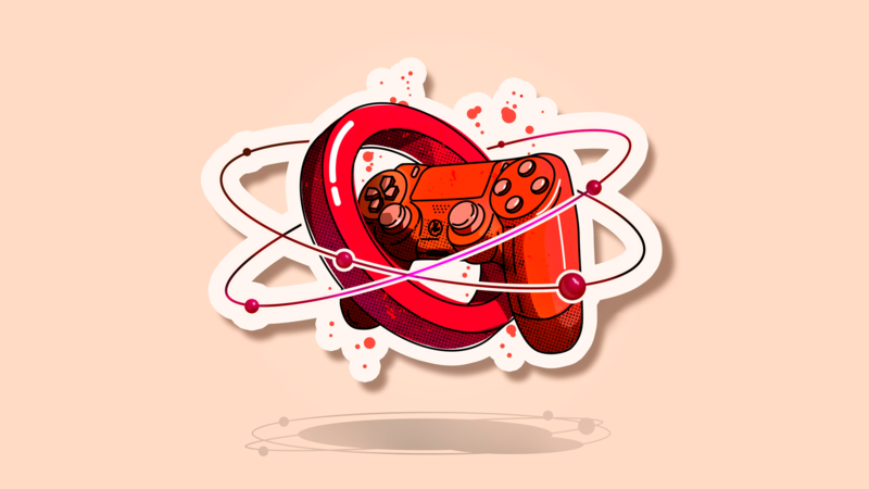 Sony, PlayStation, simple background, red, DualShock 4, video games, controller, DualShock