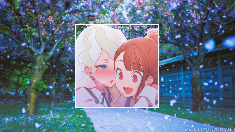 anime, anime girls, picture-in-picture, Little Witch Academia
