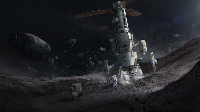 science fiction, digital art, space art, space