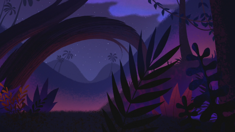 nature, dark, plants, night, simple, purple